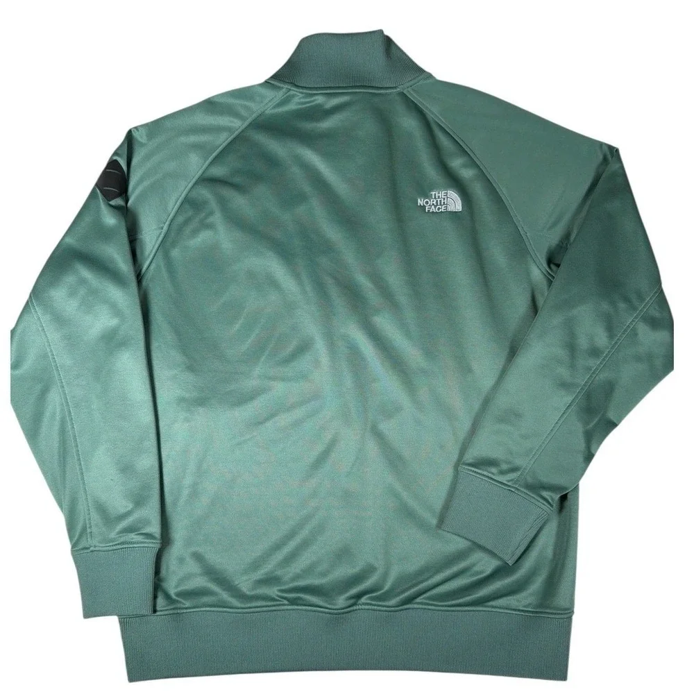 The North Face Takeback Track Jacket Men's XL Green Silver Full Zip NWT Athletic